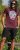 D555 Loughborough Official Gas Monkey Crew Neck T-Shirt Burgundy Black Twist - T-shirts - T-shirts Homme Grande Taille
