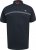 D555 Stafford Cut And Sew Embroidery Stripe Short Sleeve Polo Black - Polos - Polos homme grande taille