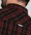 D555 Horsham Long Sleeve Shirt with Chest Pocket Burgundy/Black Check - Chemises - Chemises Grandes Tailles Hommes