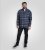 D555 Shrewsbury Long Sleeve with Chest Pocket Blue/Navy Check - Chemises - Chemises Grandes Tailles Hommes