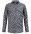 D555 Wakefield Long Sleeve AOP Guitar Printed Shirt Grey - Chemises - Chemises Grandes Tailles Hommes