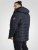 D555 Workington Veste Matelassée À Capuche Avec Doublure Sherpa Bleu Marine - Vestes - Vestes homme grandes tailles