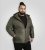 D555 Northfield Veste hybrid softshell avec capuche kaki - Vestes - Vestes homme grandes tailles