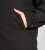 D555 Epsom Harrington Jacket with Zip Through Collared Melton Black - Vestes - Vestes homme grandes tailles