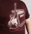D555 Barnsley Guitar and Amp Crew Neck T-Shirt Burgundy - T-shirts - T-shirts Homme Grande Taille
