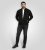 D555 Enrique Gilet En Chenille Tricotée Avec Zip Noir - Sweatshirts & hoodies - Sweatshirts/Hoodies grande taille homme
