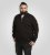 D555 Russel Fleece Sweatshirt with Chest Embroidery Black - Sweatshirts & Hoodies - Sweatshirts/Hoodies grande taille homme