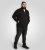 D555 Russel Fleece Sweatshirt with Chest Embroidery Black - Sweatshirts & Hoodies - Sweatshirts/Hoodies grande taille homme