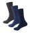 D555 Harold 2 Multi Color Pack of 3 Extra Wide Comfort Fit Socks - Sous-vêtements & Bain - Sous-vêtements Grande Taille