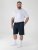 D555 Mitchell 2 Short Stretch avec Taille Élastique Bleu Marine - Pantalons/shorts de survêtement - Survêtement/jogging grandes tailles