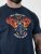D555 Hockney T-shirt avec Imprimé Moto Bleu Marine - T-shirts - T-shirts Homme Grande Taille