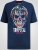 D555 Linton T-shirt avec Imprimé Crâne Multicolore Bleu Marine - T-shirts - T-shirts Homme Grande Taille