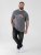 D555 Jasper Official Gas Monkey T-shirt Imprimé Gris - T-shirts - T-shirts Homme Grande Taille