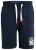 D555 Lindon Jersey Shorts Navy - Pantalons/shorts de survêtement - Survêtement/jogging grandes tailles