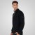 Double Outfitters MTOP-1163 Sweat-shirt col zippé Noir - Sweatshirts & hoodies - Sweatshirts/Hoodies grande taille homme