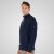 Double Outfitters MTOP-1163 Sweat-shirt col zippé Bleu marine - Sweatshirts & hoodies - Sweatshirts/Hoodies grande taille homme