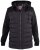 D555 Hampshire Hooded Quilted Jacket Black - Vestes - Vestes homme grandes tailles