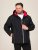 D555 Jamie Soft Shell Detachable Hood Padded Jacket Noir - Vestes - Vestes homme grandes tailles
