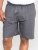 D555 John "Lightweight" Jog shorts Grey - Pantalons/shorts de survêtement - Survêtement/jogging grandes tailles