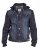 D555 CURTIS Denim Jacket With Detachable Hood - Vestes - Vestes homme grandes tailles
