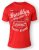 D555 NEAL Brooklyn Crew Neck T-Shirt Red - T-shirts - T-shirts Homme Grande Taille