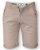 D555 COLTEN Stretch Cotton Chino Short Beige - Shorts - Shorts hommes grande taille