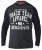 D555 KELTON Long Sleeve Raglan T-Shirt Charcoal/Black - T-shirts - T-shirts Homme Grande Taille