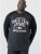D555 KELTON Long Sleeve Raglan T-Shirt Charcoal/Black - T-shirts - T-shirts Homme Grande Taille
