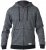 D555 Romney Full Zipper Hoodie Charcoal - Sweatshirts & hoodies - Sweatshirts/Hoodies grande taille homme