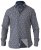 D555 Radcliff LS Printed Shirt Navy - Chemises - Chemises Grandes Tailles Hommes