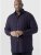 D555 Nixon LS Shirt Navy/Wine - Chemises - Chemises Grandes Tailles Hommes