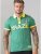 D555 Silva Polo Green - Polos - Polos homme grande taille
