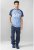 D555 Gunner T-shirt Blue - T-shirts - T-shirts Homme Grande Taille