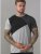 D555 Authentic T-shirt Grey - T-shirts - T-shirts Homme Grande Taille