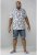 D555 Arix Denim Stretch Shorts - Shorts - Shorts hommes grande taille