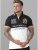 D555 Ernest Polo Black & White - Polos - Polos homme grande taille
