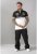 D555 Ernest Polo Black & White - Polos - Polos homme grande taille