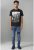 D555 Cain T-shirt Black - T-shirts - T-shirts Homme Grande Taille