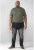 D555 Emerson T-shirt Khaki & Black - T-shirts - T-shirts Homme Grande Taille