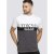 D555 Morris T-shirt Charcoal - T-shirts - T-shirts Homme Grande Taille