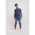 D555 Caspian T-shirt Navy - T-shirts - T-shirts Homme Grande Taille