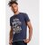 D555 Slater T-shirt Navy - T-shirts - T-shirts Homme Grande Taille