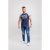 D555 Jones T-shirt Navy - T-shirts - T-shirts Homme Grande Taille