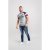 D555 Jones T-shirt Grey - T-shirts - T-shirts Homme Grande Taille