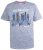 D555 Hobart LA Printed T-Shirt Blue - T-shirts - T-shirts Homme Grande Taille