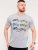 D555 Bathurst Custom Classics Motorbike Printed T-Shirt Grey - T-shirts - T-shirts Homme Grande Taille