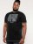 D555 Willoughby NYC Dot Printed T-Shirt Black - T-shirts - T-shirts Homme Grande Taille