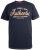 D555 Jasper Authentic Printed T-shirt Navy - T-shirts - T-shirts Homme Grande Taille