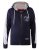 D555 Eaton Full Zip Hoodie Navy - Sweatshirts & hoodies - Sweatshirts/Hoodies grande taille homme