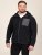 D555 Damien Micro Fleece Zip Through Hoody Noir/Gris - Sweatshirts & hoodies - Sweatshirts/Hoodies grande taille homme